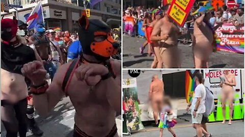 Nudity at Toronto Pride Parade | Thursday June 29, 2023 | Hal Roberts | Bridge City News