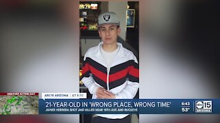 Reward offered after 22-year-old shot while riding bicycle in south Phoenix