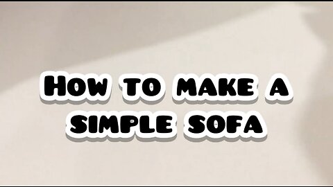 Lego | how to make sofa | singer and composer Sarah