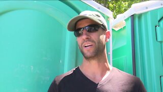 Portable toilets are in high demand as area events begin to pick up