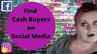 Cash Buyers on Social Media