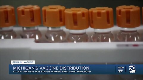 Lt. Gov. Gilchrist on the state's vaccine distribution