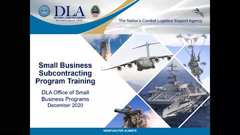 Title: DLA Small Business SubcontraDLA Small Business Subcontracting Program: