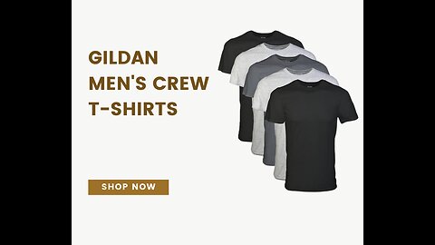 Gildan Men's Crew T-Shirts, Multipack, Style G1100