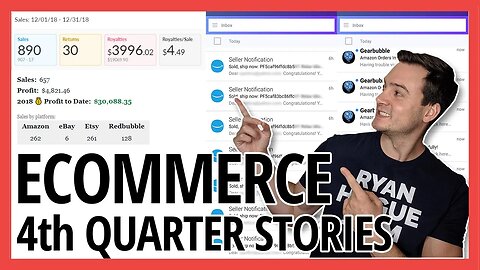 Q4 Sales Stories 💸 E-commerce, Amazon FBA / Merch, Print on Demand Seller