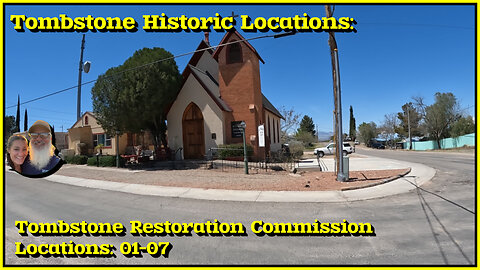 Tombstone Restoration Commission Walking Tour Locations 01-07