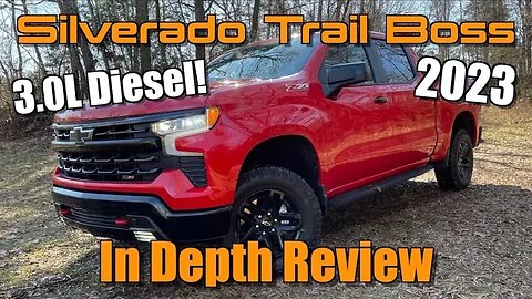 2023 Chevrolet Silverado 1500 Trail Boss DIESEL: Start Up, Test Drive & In Depth Review