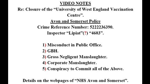 IMMEDIATE ACTION REQUIRED - Avon and Somerset Police (Crime Ref. 5222236390)