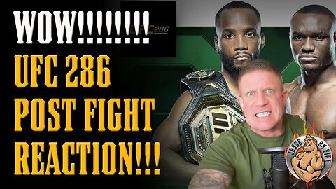 UFC 286 JOF REACTION POST SHOW