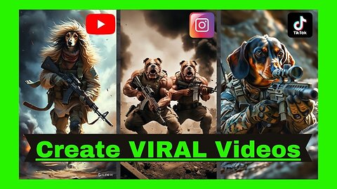 Create and Monetize VIRAL AI Videos: SOLDIER DOGS