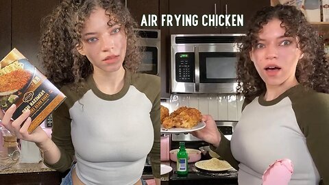 Bimbo Moment AIR FRYING Chicken