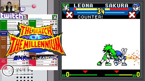 (NeoGeo Pocket Color) SNK vs. Capcom MotM - 27 - Tag Mode - Bombardiers Team - Lv Gamer