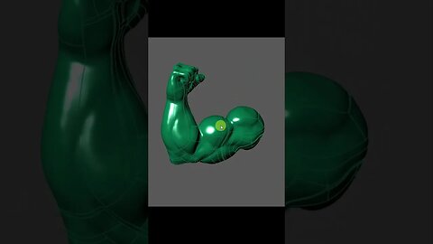 Muscle arm Iron Lion 3D Zbrush Model