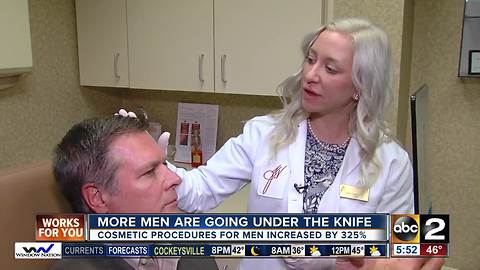 More men turning to cosmetic surgery to hold on to the fountain of youth