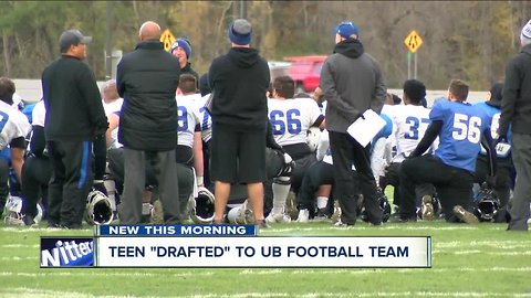 UB "drafts" WNY boy with rare condition onto team