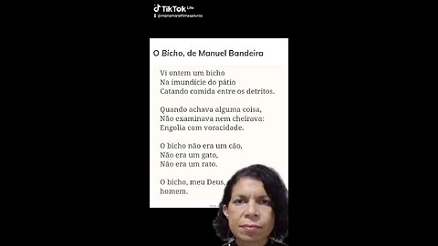 Texto de Manuel Bandeira