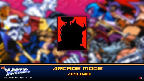 X-Men: Children of The Atom: Arcade Mode - Akuma