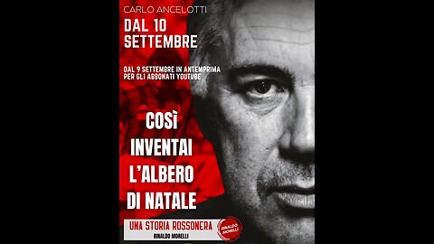 Dal 10 settembre: Carlo Ancelotti e l'Albero di Natale