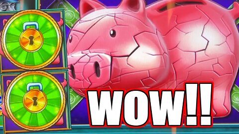 DIAMOND WHEEL SPIN JACKPOT! 💎 Winning Big on Piggy Bankin Lock It Link Super Lock