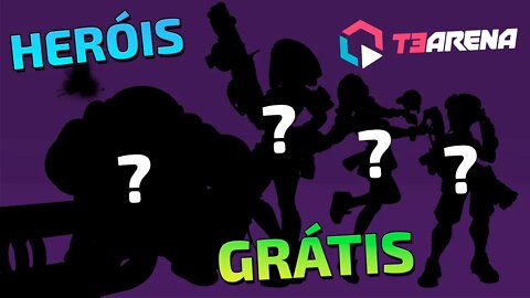 GANHEI 4 HERÓIS GRÁTIS e liberei NOVOS Modos de jogo! T3 Arena