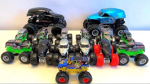 MONSTER JAM | BACKFLIP CHALLENGE | YU-GI-OH | GRAVE DIGGER | HOT WHEELS MONSTER TRUCKS | NEA POLICE