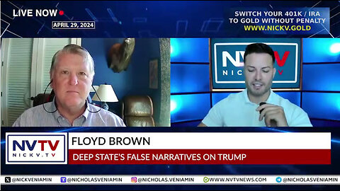 Floyd Brown Discusses Deep State False Narratives On Trump with Nicholas Veniamin