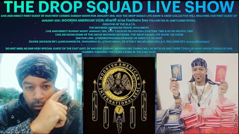 Moorish American Week: The Drop Squad Live Show Feat. sharriff nine feathers bey @beylerbeyroyal