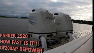 Suzuki DF200AP REPOWER on parker 2520 DV