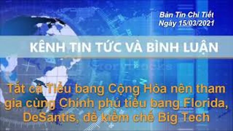 Các Bang Cộng Hòa nên tham gia cùng Chính phủ tiểu bang Florida, DeSantis, để kiềm chế Big Tech