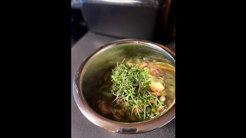 Tom Yum Soup + Microgreens