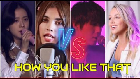 BLACKPINK - How You Like That" Smriti, AiSh, Gaho, Emma Heesters #shorts