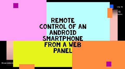 Remote control of an android smartphone from a web panel