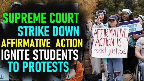 Supreme Court strikes down Harvard affirmative action | Student Protests Against Affirmative Action