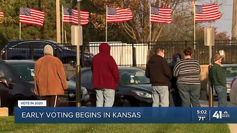 Early voting begins in Kansas