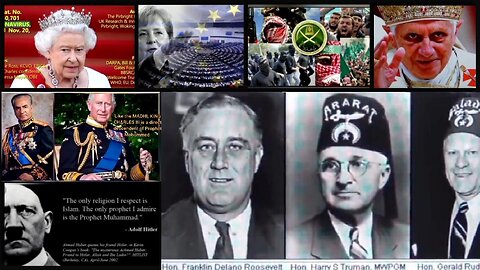 Shriners, Synagogue of Satan, Mohammed's Descendants Control Masons Who Say They're Jews But Aren't