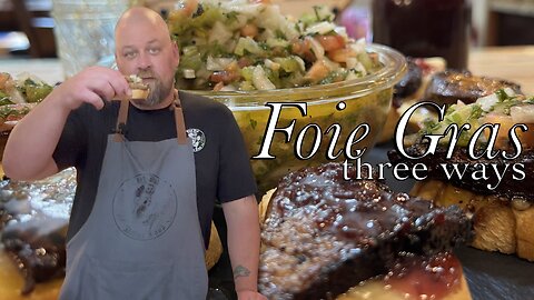 Chef Dad's Indulgent Foie Gras Three Ways: A Culinary Masterclass