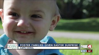 Foster families given Easter surprise