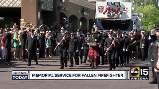 Community pays tribute to fallen firefighter Austin Peck