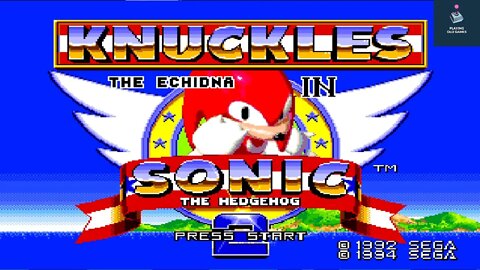 Knuckles the Echidna in Sonic the Hedgehog 2! Awesome Sega Genesis Game - Part 2