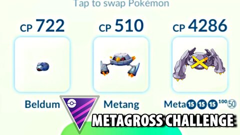 Shiny Metagross Evolution Line Challenge Master League Pokemon Go