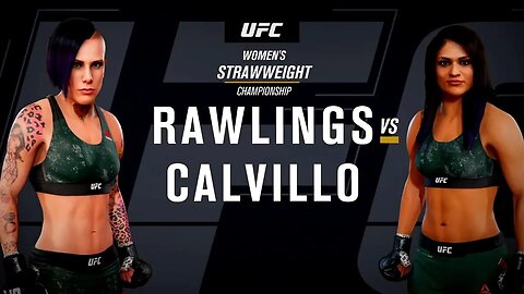 EA Sports UFC 3 Gameplay Cynthia Calvillo vs Bec Rawlings