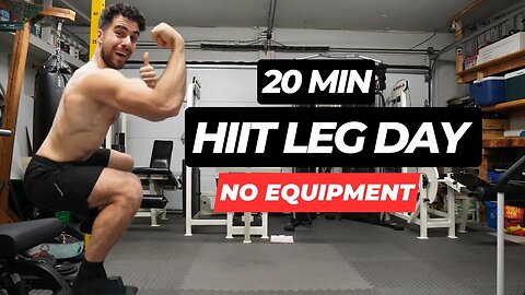 20 MIN Leg Day With Pause Reps | No Equipment