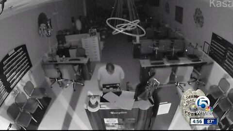 Video: Man breaks into Delray nail salon, steals cash register; believed to be part of other burglaries