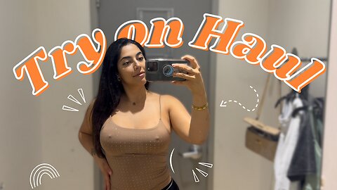 Try on Haul Crop top!