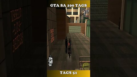 GTA SAN ANDREAS 100 TAGS TAG 51 #shorts #semedissaum #gta