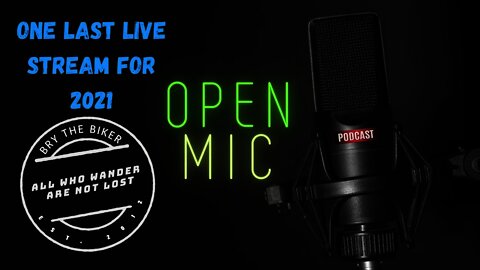 OPEN MIC LIVE STREAM EP1 - Come be a guest and tell your story.