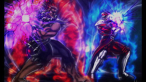 Akuma Vs M Bison!! Evil Vs Evil