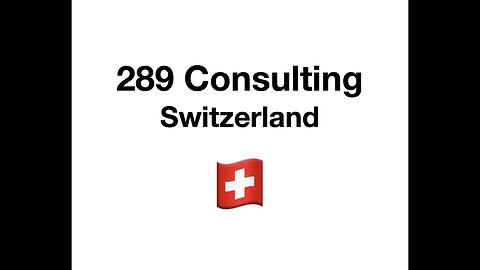 #174 Switzerland based 289 Consulting PR & Marketing Agency