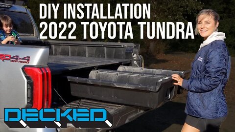 Adding a DECKED System to 2022 Toyota Tundra Overland build was EASY.