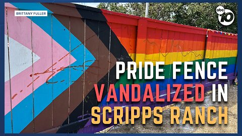 Vandals target Pride fence display in Scripps Ranch—again